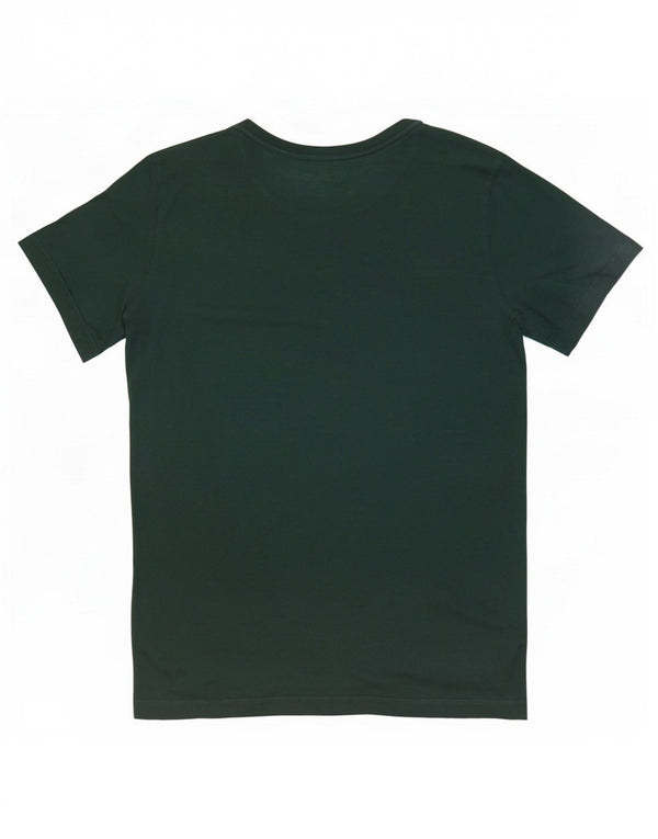 Puma Mens Graphic T-Shirt Top Small Green Cotton