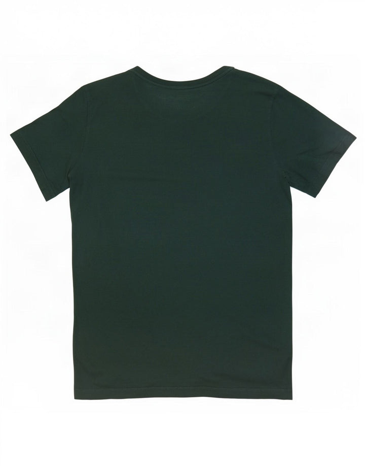 Puma Mens Graphic T-Shirt Top Small Green Cotton