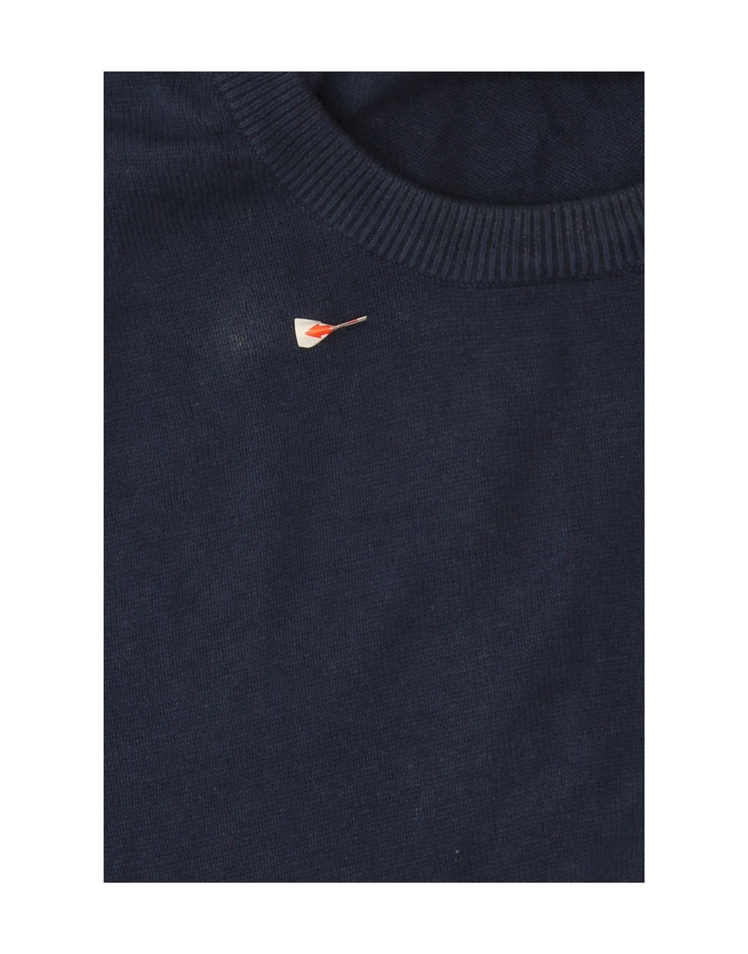 LYLE & SCOTT Mens Crew Neck Jumper Sweater Large Navy Blue Cotton Vintage Lyle & Scott and Second-Hand Lyle & Scott from Messina Hembry 