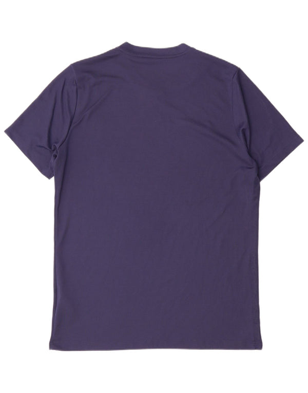 Nike Mens Dri Fit T-Shirt Top Large Navy Blue Polyester