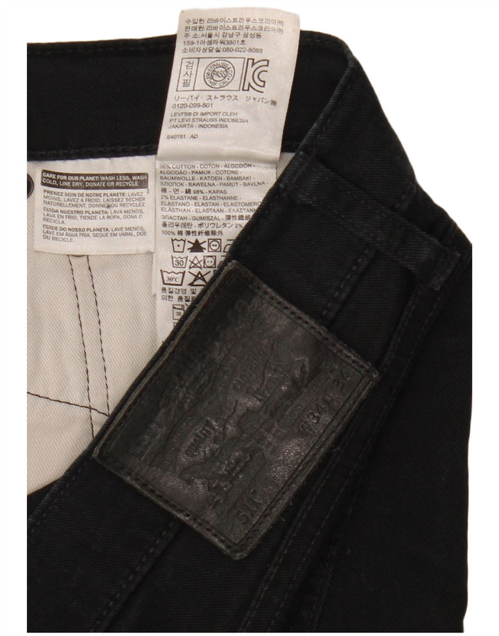 Levi's Mens 511 Slim Jeans  W34 L34 Black Cotton
