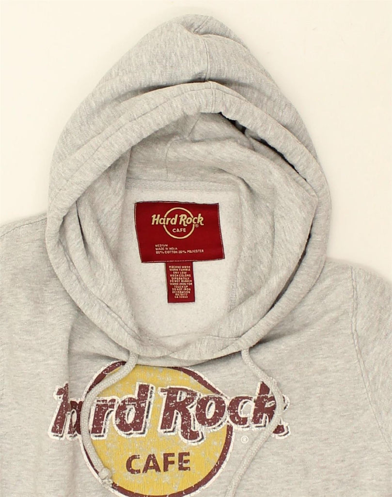 HARD ROCK CAFE Mens Dublin Graphic Hoodie Jumper Medium Grey Cotton | Vintage Hard Rock Cafe | Thrift | Second-Hand Hard Rock Cafe | Used Clothing | Messina Hembry 