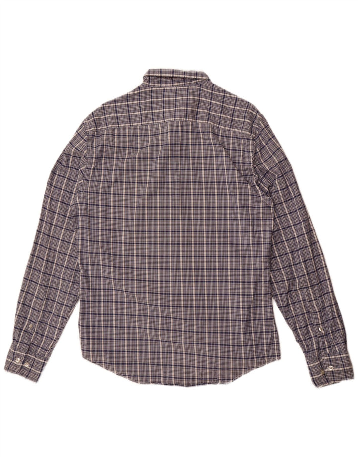 Murphy & Nye Mens Sailmakers Custom Fit Shirt Large Blue Check Cotton