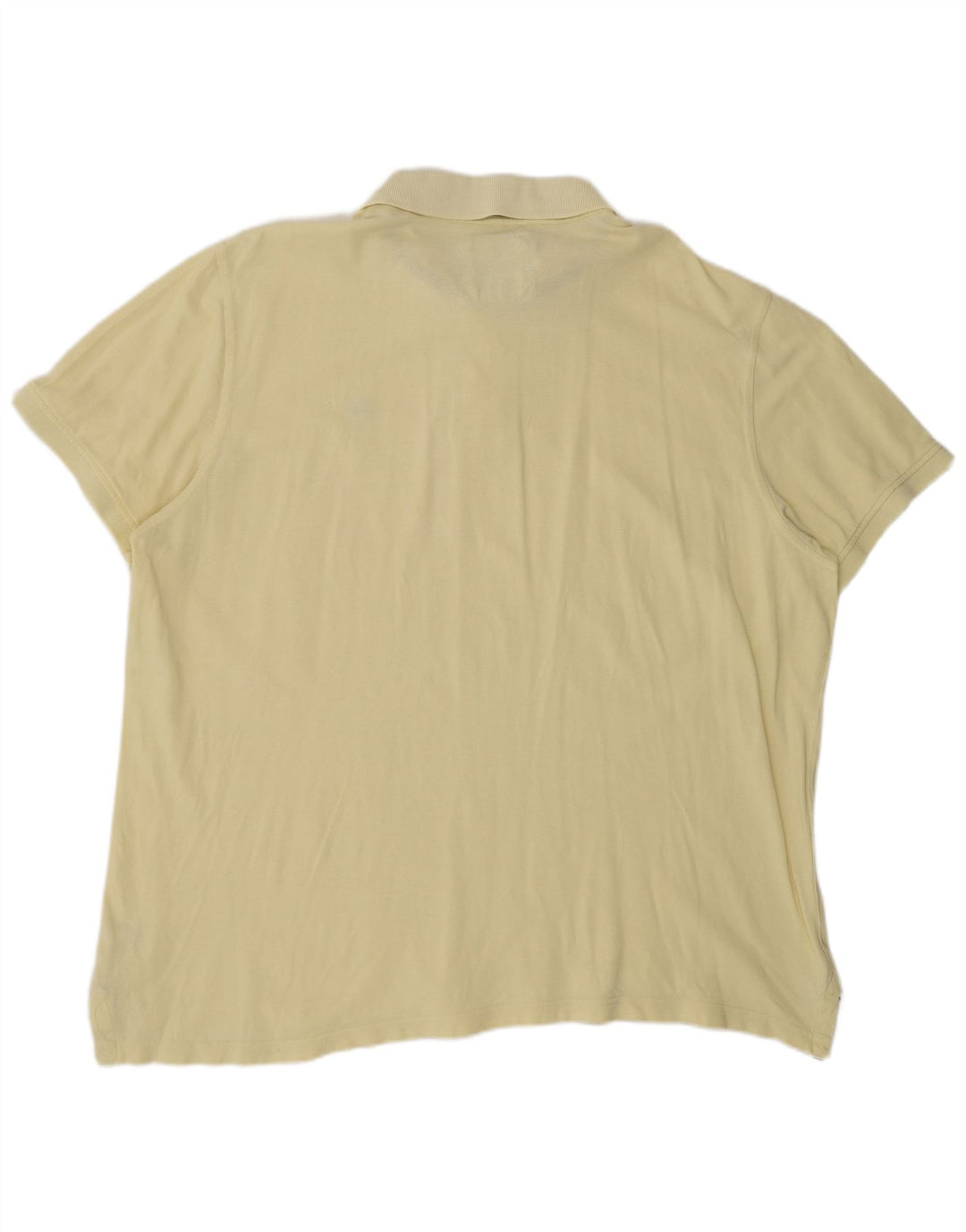 Crew Clothing Mens Polo Shirt 2XL Yellow Cotton