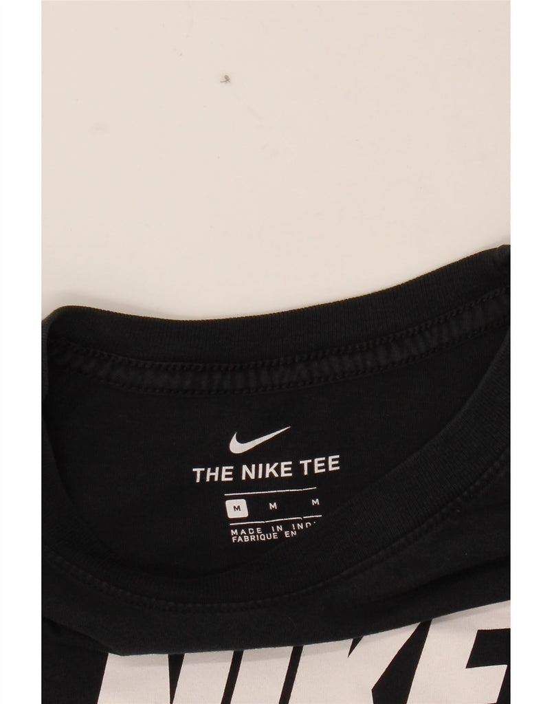 NIKE Womens Graphic T-Shirt Top UK 14 Medium Black Cotton Vintage Nike and Second-Hand Nike from Messina Hembry 