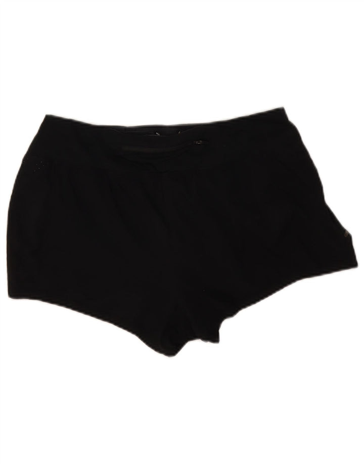 Nike Womens Running Sport Shorts UK 12 Medium Black Polyester