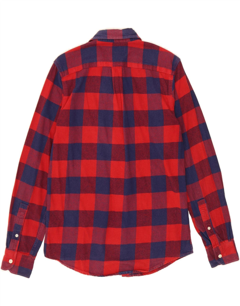 GAP Mens Classic Fit Flannel Shirt XS Red Check Cotton Vintage Gap and Second-Hand Gap from Messina Hembry 