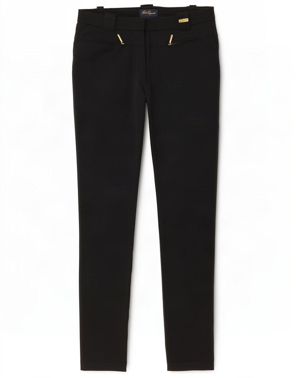 Luisa Spagnoli Womens Skinny Casual Trousers IT 44 Medium W30 L31 Black