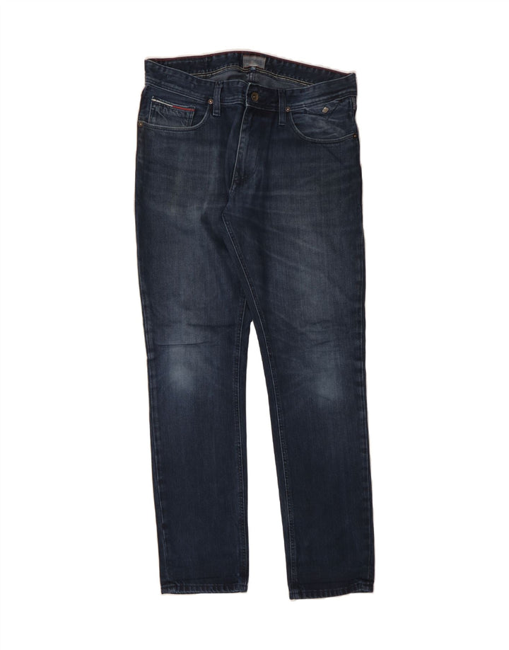 TOMMY HILFIGER Mens Slim Jeans W32 L32 Blue Cotton Vintage Tommy Hilfiger and Second-Hand Tommy Hilfiger from Messina Hembry 