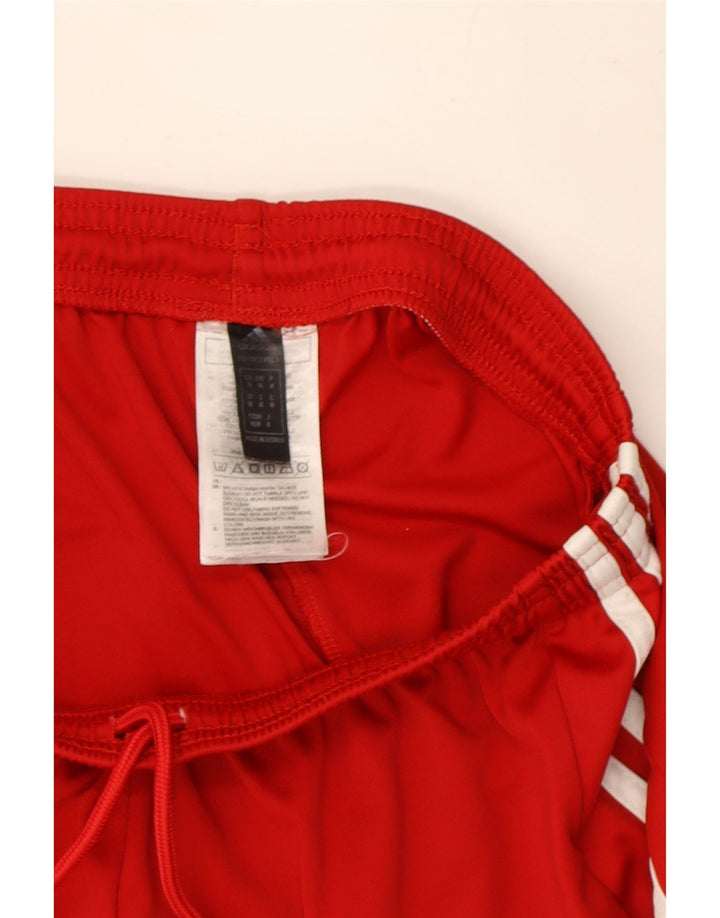 Adidas Mens Climalite Sport Shorts Medium  Red Polyester