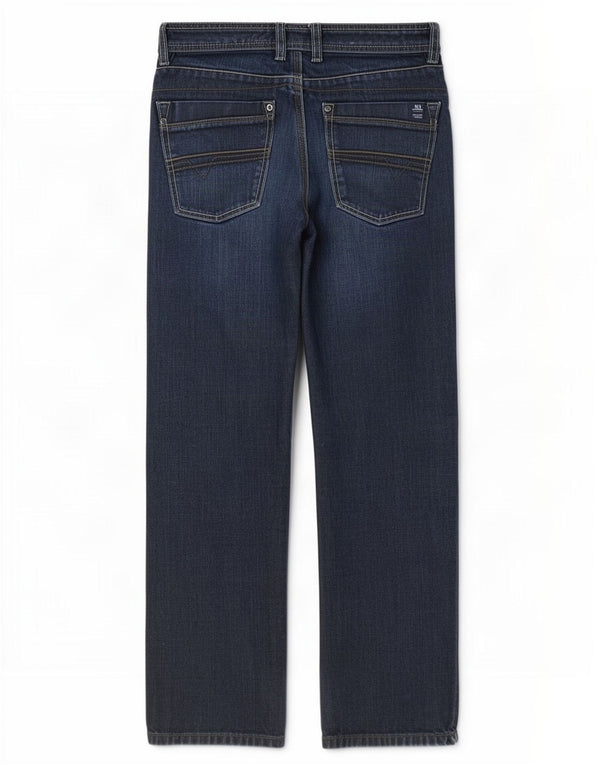 Diesel Boys Straight Jeans 13-14 Years W28 L29 Navy Blue Cotton