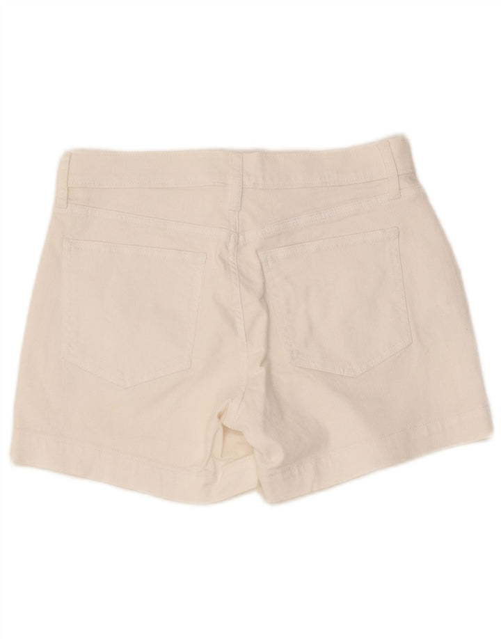 Gap Womens Denim Shorts W27 Small White Cotton
