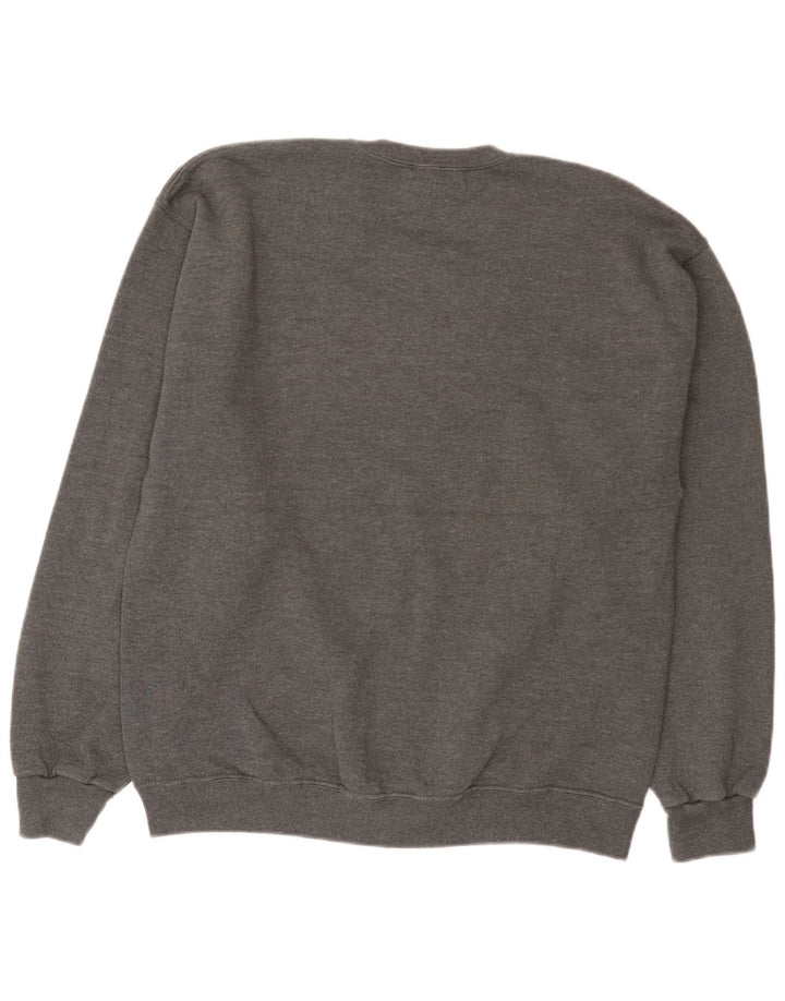 Russell Athletic Mens Sweatshirt Jumper Large Grey Polyester