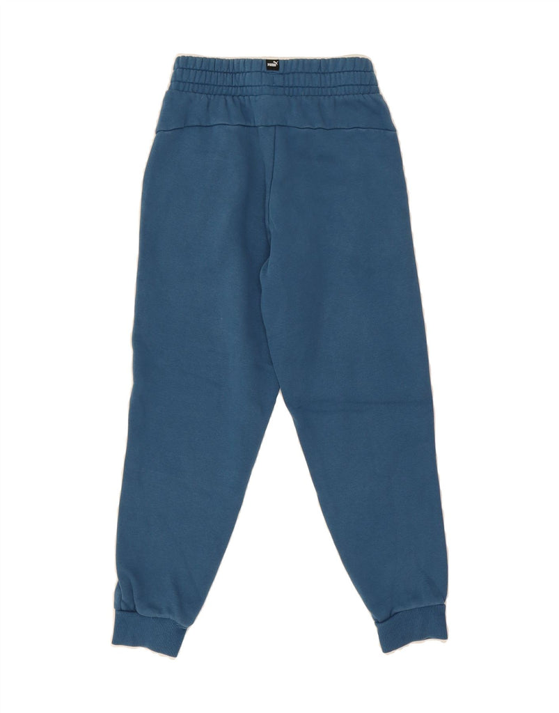 PUMA Boys Tracksuit Trousers Joggers 9-10 Years  Blue Cotton Vintage Puma and Second-Hand Puma from Messina Hembry 