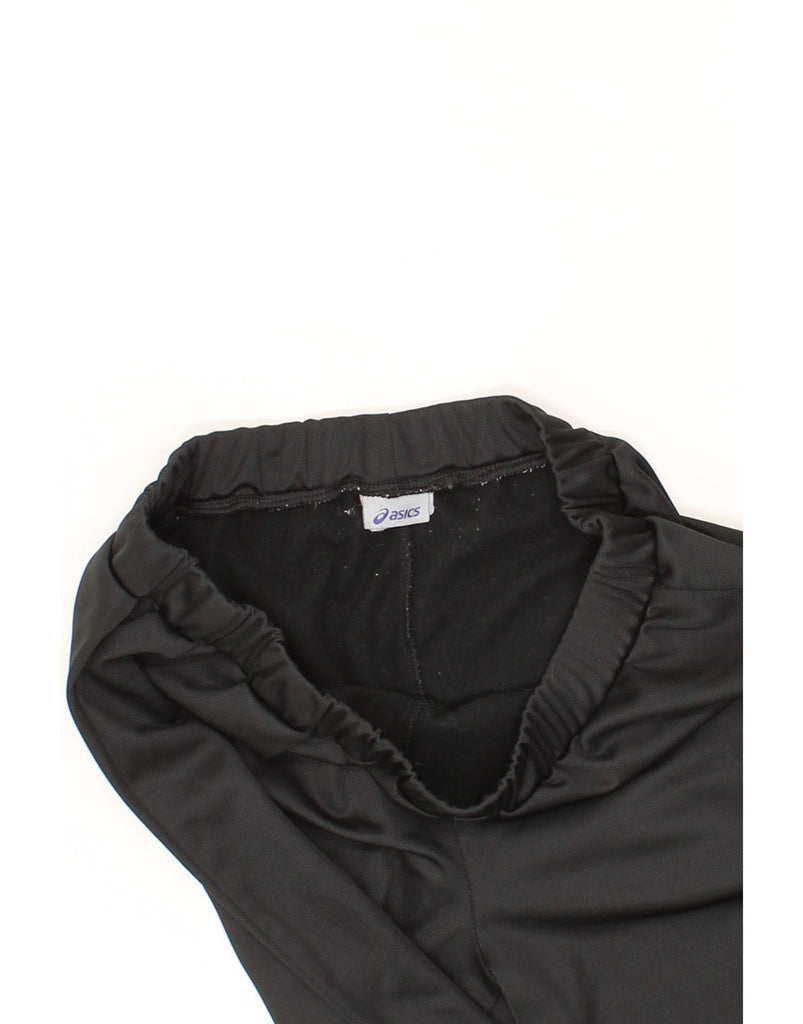 ASICS Womens Tracksuit Trousers UK 12 Medium Black Polyester Vintage Asics and Second-Hand Asics from Messina Hembry 