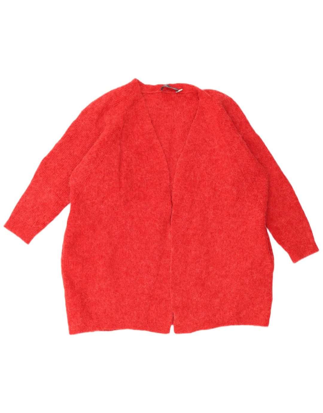 MINT VELVET Womens Oversized Open Cardigan Sweater UK 16 Large Red