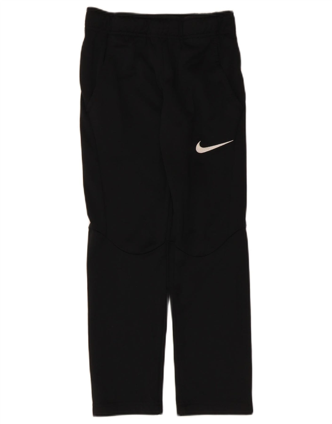 Nike Boys Dri Fit Tracksuit Trousers 8-9 Years Small Black Polyester