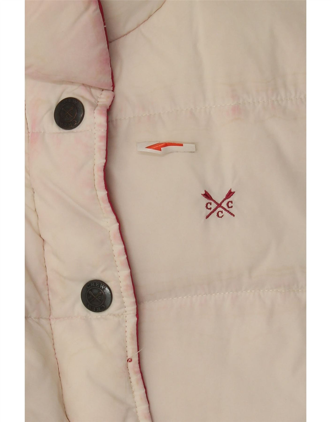 J. Crew Womens Reversible Padded Gilet UK 12 Medium Pink Nylon