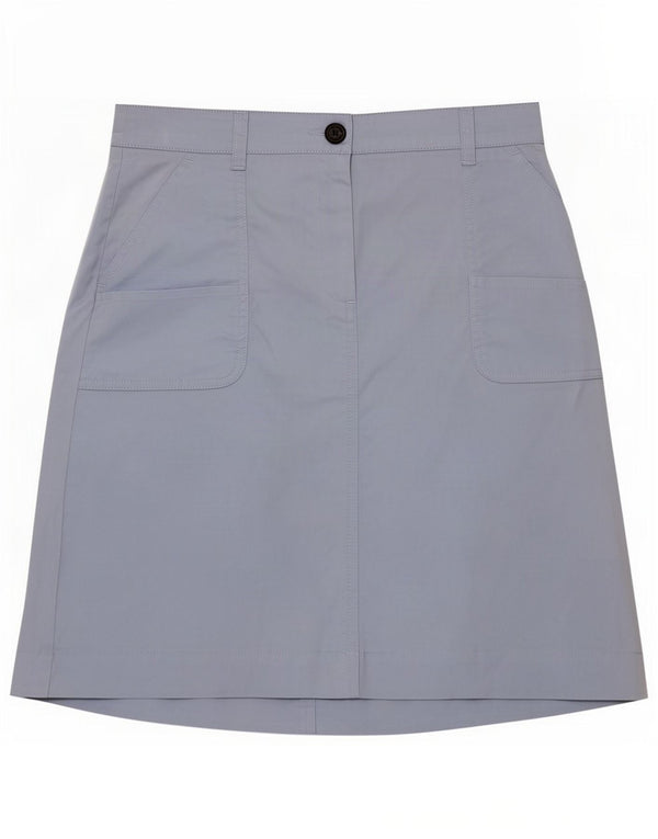 Crew Clothing Womens Straight Skirt UK 8 Small W28 Blue Cotton