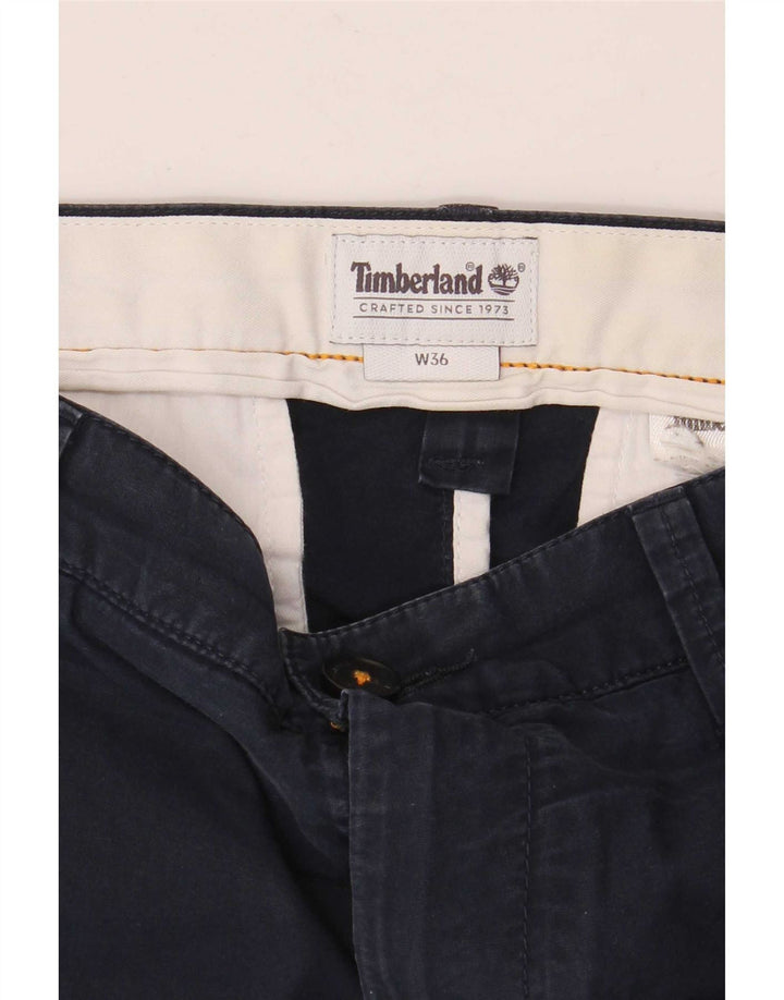 Timberland Mens Chino Shorts W36 Large Navy Blue