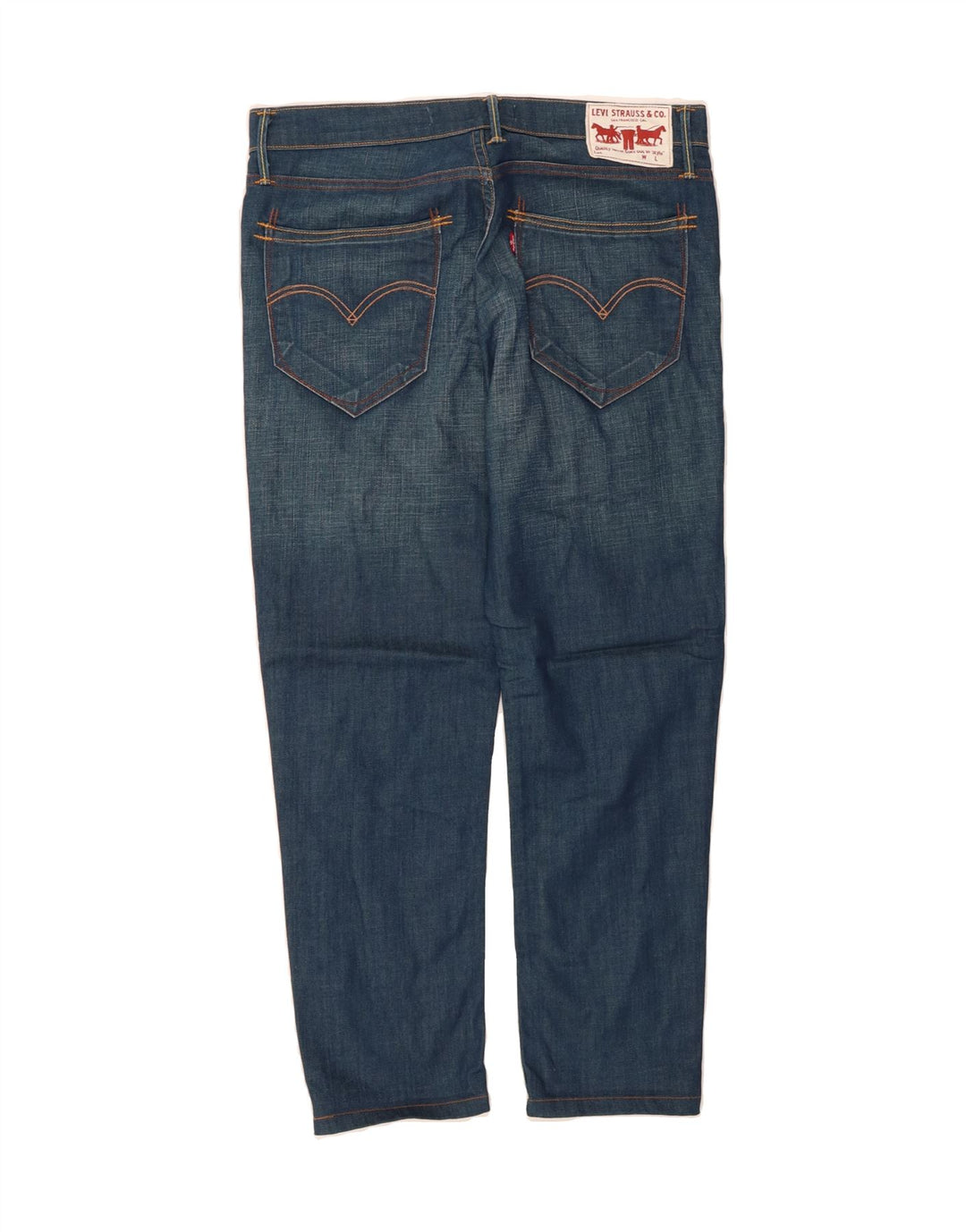 LEVI'S Mens 519 Cropped Slim Jeans W32 L26 Blue Vintage Levi's and Second-Hand Levi's from Messina Hembry 