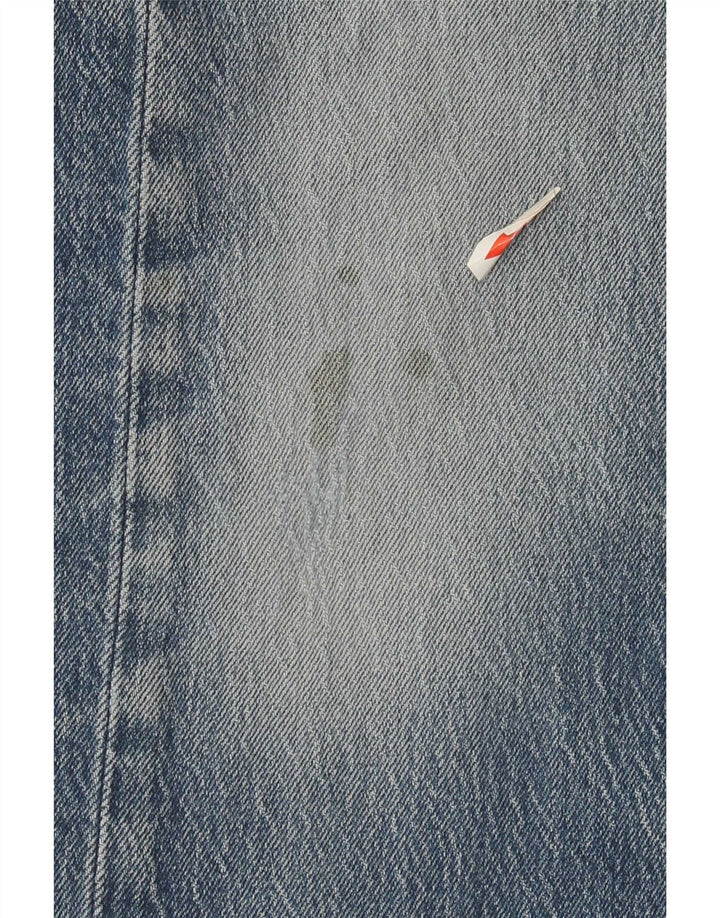 Levi's Mens Straight Jeans W30 L34 Blue Cotton
