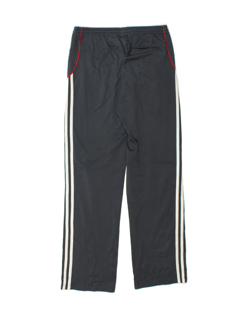 ADIDAS Boys Tracksuit Trousers 13-14 Years Black Polyester Vintage Adidas and Second-Hand Adidas from Messina Hembry 