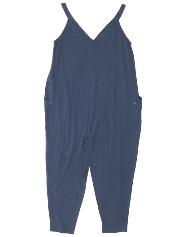 White Stuff Womens Jumpsuit UK 10 Small Blue Cotton