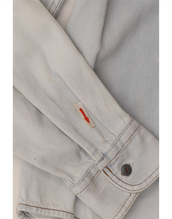 Uniform Mens Denim Shirt Large Blue