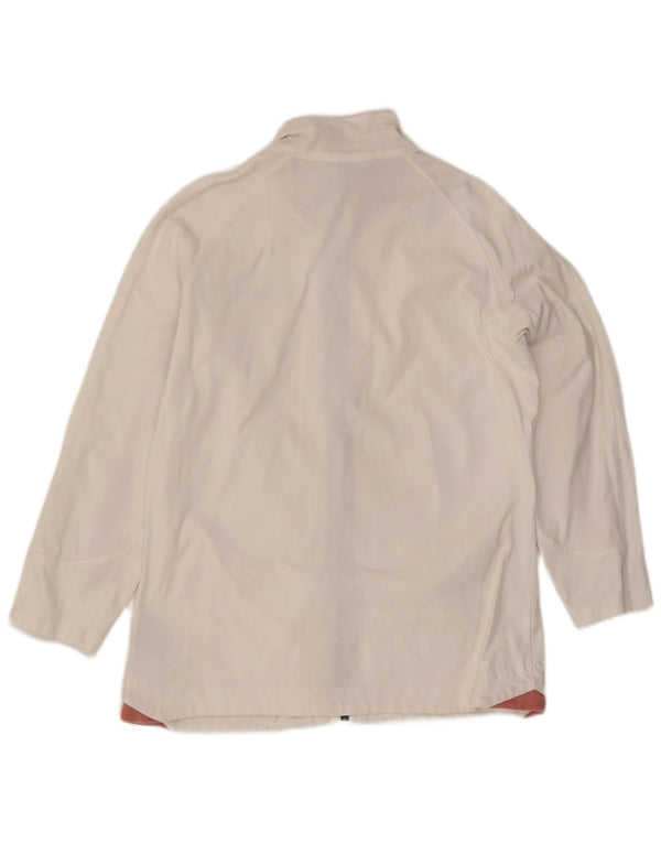 Diadora Womens Tracksuit Top Jacket UK 18 XL White Cotton