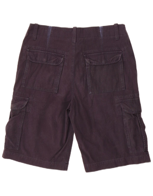 TOMMY HILFIGER Mens Cargo Shorts W32 Medium  Navy Blue Cotton
