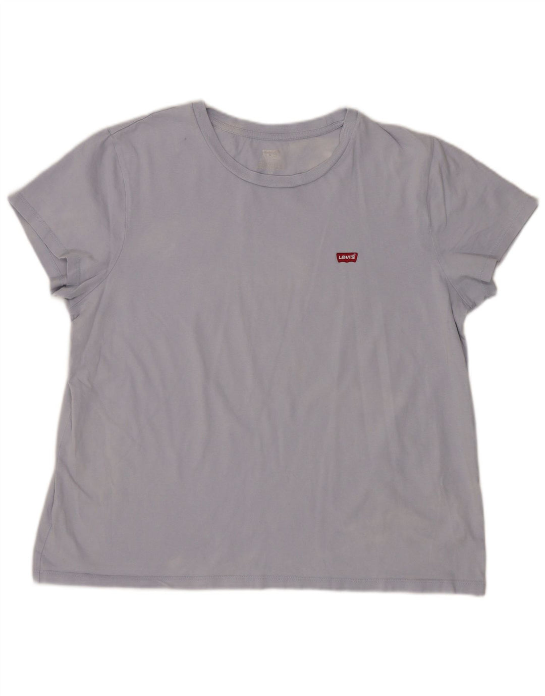 Levi's Womens T-Shirt Top UK 16 Large Blue Cotton
