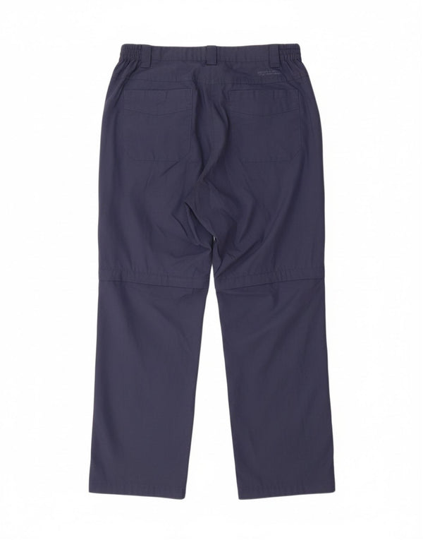 MOUNTAIN WAREHOUSE Womens Chino Trousers UK 12 Medium W30 L29 Navy Blue