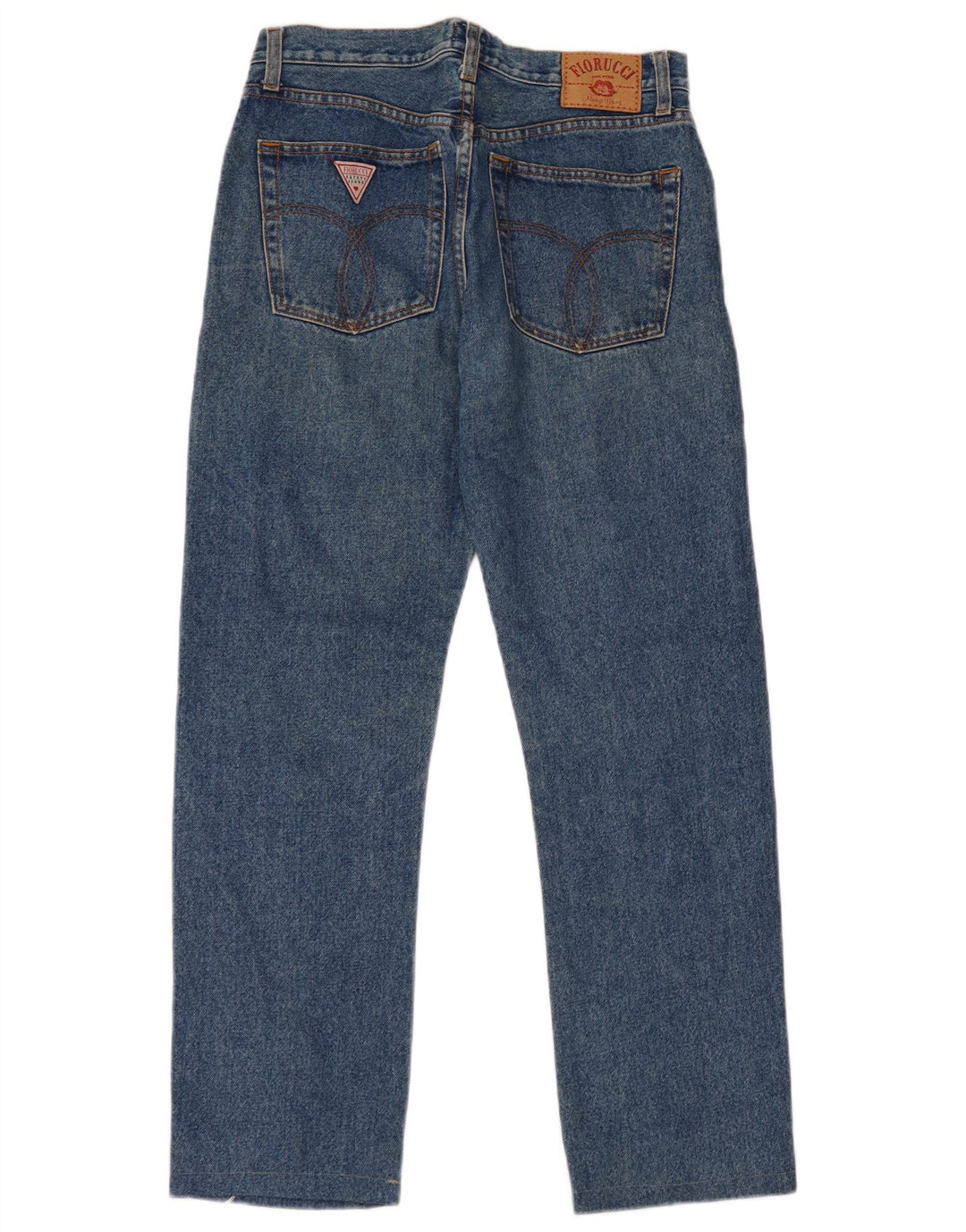 FIORUCCI Womens Straight Jeans W31 L28 Blue Cotton