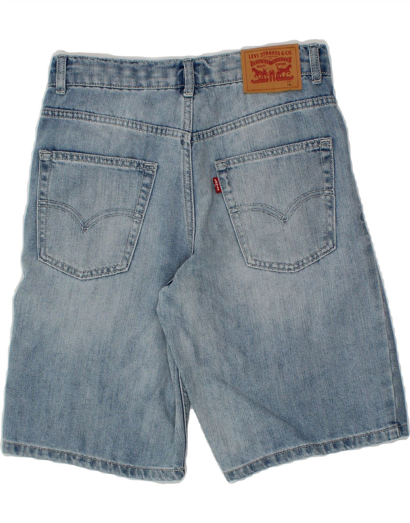 LEVI'S Boys Denim Shorts 13-14 Years W28  Blue Cotton Vintage Levi's and Second-Hand Levi's from Messina Hembry 