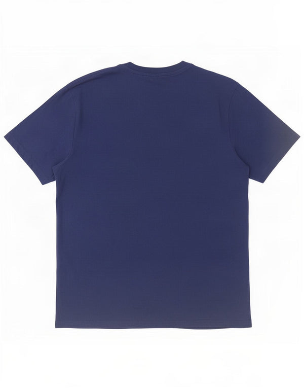 Ben Sherman Mens Graphic T-Shirt Top Large Navy Blue Cotton