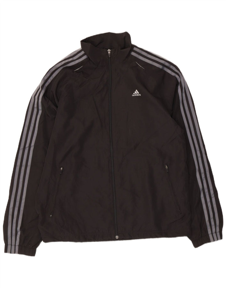 Adidas Mens Clima 365 Tracksuit Top Jacket Medium Black Colourblock