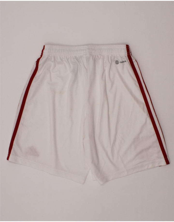 Adidas Boys Aeroready Sport Shorts 11-12 Years  White Polyester