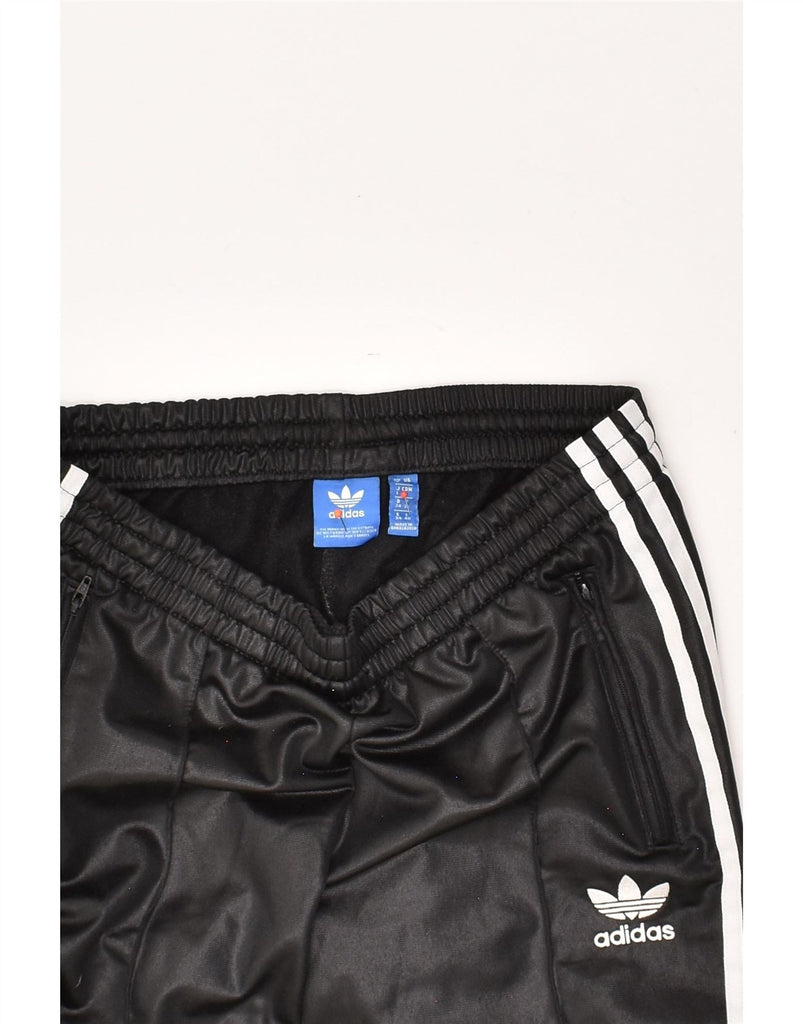 ADIDAS Womens Tracksuit Trousers UK 8 Small Black Polyester Vintage Adidas and Second-Hand Adidas from Messina Hembry 