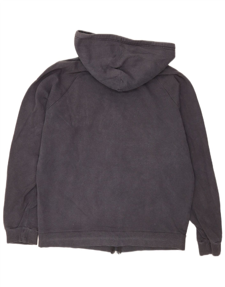 Under Armour Mens Cold Gear Zip Hoodie Sweater Medium Navy Blue Cotton