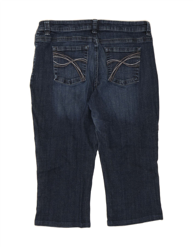 LEE Womens Slender Secret Capri Jeans US 18 2XL W36 L20 Navy Blue Cotton Vintage Lee and Second-Hand Lee from Messina Hembry 