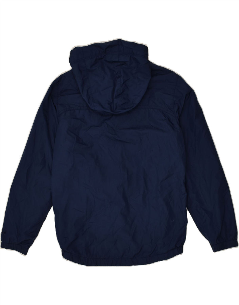 GAP Boys Hooded Rain Jacket 10-11 Years Large Navy Blue Polyester | Vintage Gap | Thrift | Second-Hand Gap | Used Clothing | Messina Hembry 