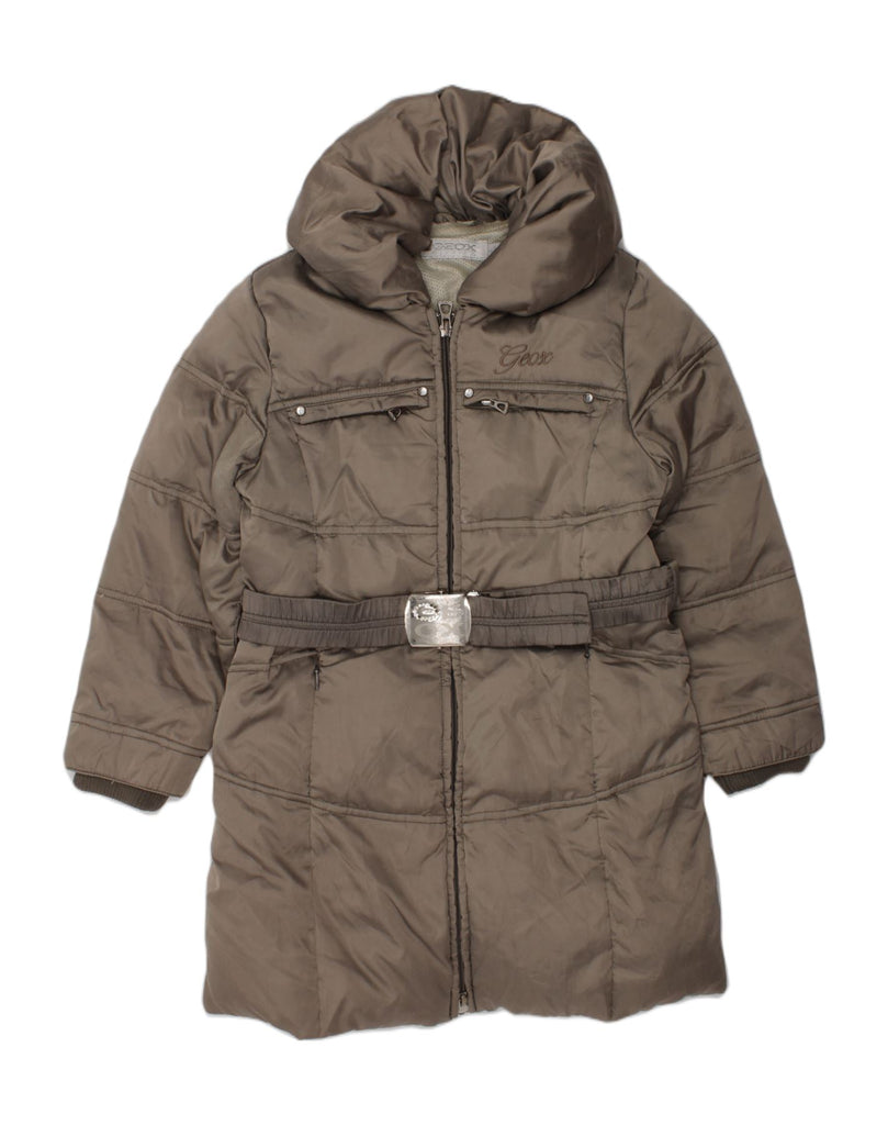 GEOX Girls Padded Coat 3-4 Years Grey Nylon | Vintage Geox | Thrift | Second-Hand Geox | Used Clothing | Messina Hembry 