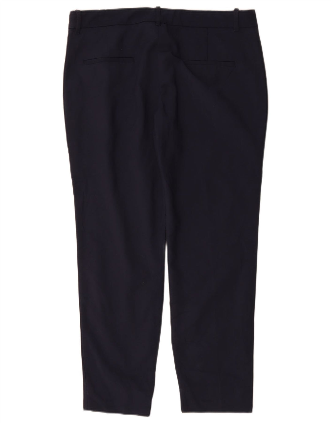 Zara Womens Slim Chino Trousers Large W30 L27 Navy Blue