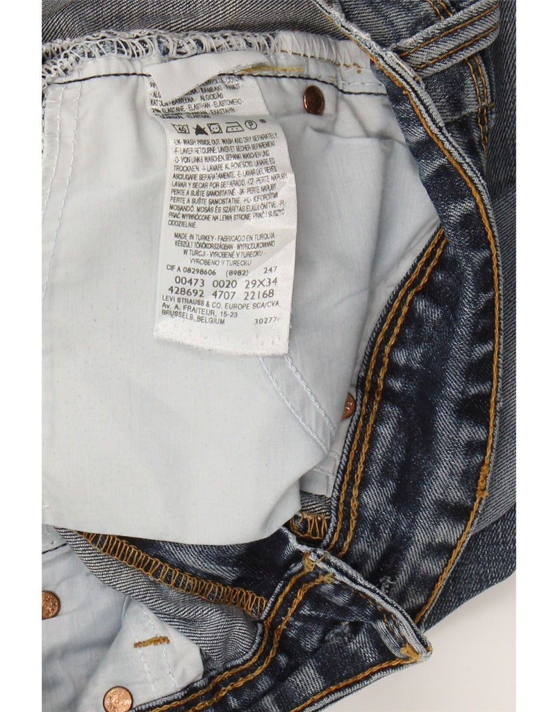 LEVI'S Womens 473 Skinny Jeans W29 L31 Blue Cotton Vintage Levi's and Second-Hand Levi's from Messina Hembry 