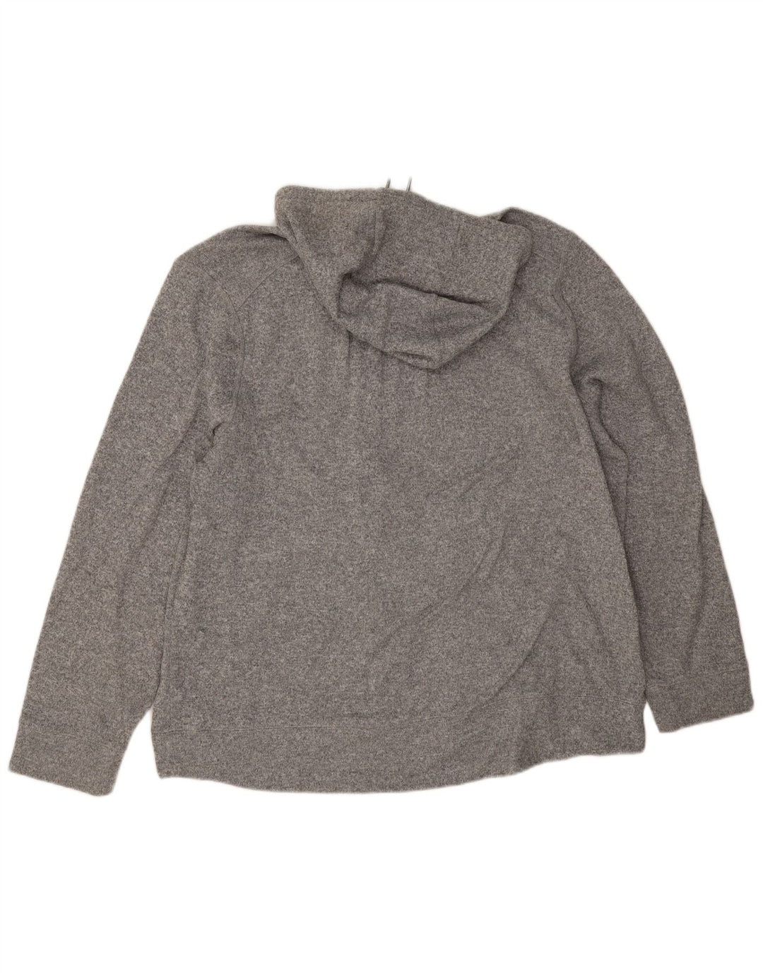 L.L.Bean Mens Zip Hoodie Sweater XL Grey Polyester