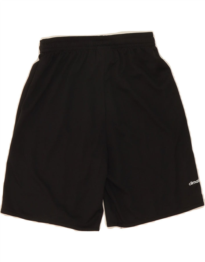 ADIDAS Boys Climalite Sport Shorts 9-10 Years Medium Black Polyester Vintage Adidas and Second-Hand Adidas from Messina Hembry 