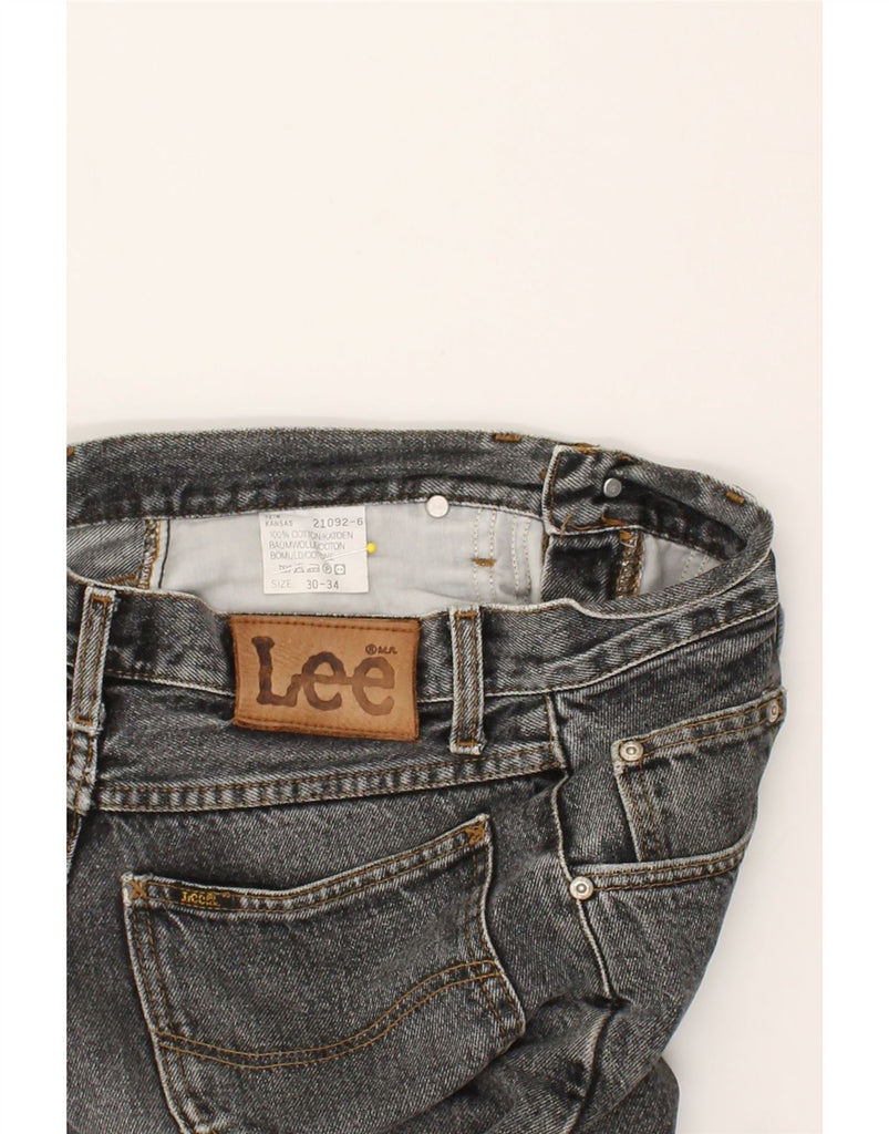 LEE Mens Straight Jeans W30 L34 Grey Cotton | Vintage Lee | Thrift | Second-Hand Lee | Used Clothing | Messina Hembry 