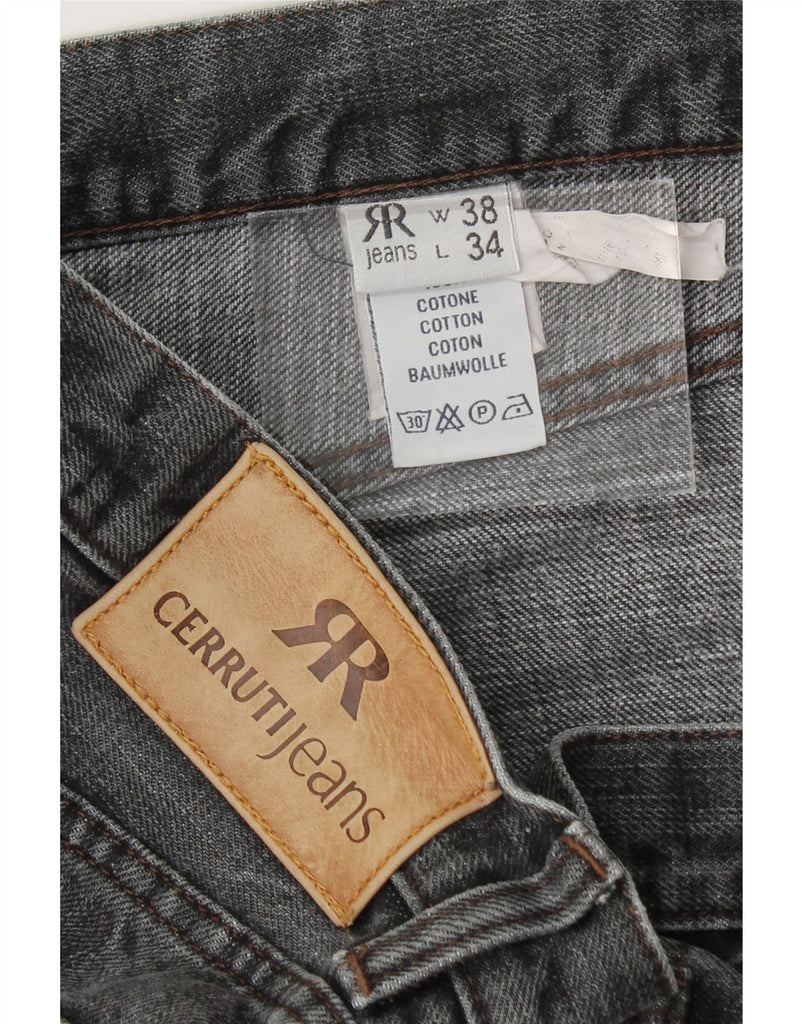CERRUTI Mens Cropped Jeans W38 L24 Grey Cotton Vintage Cerruti and Second-Hand Cerruti from Messina Hembry 