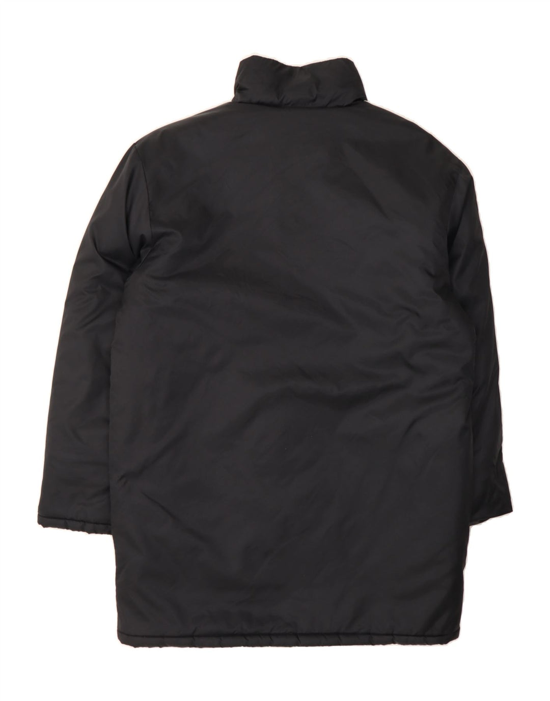 ADIDAS Mens Italia Padded Coat UK 38/40 Medium Black Polyester Vintage Adidas and Second-Hand Adidas from Messina Hembry 